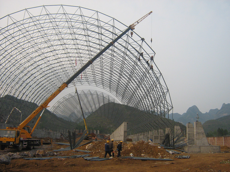 黄石电厂网架煤棚