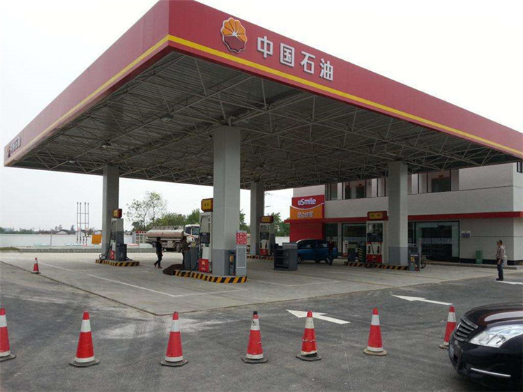 黄石加油站钢结构网架案例20