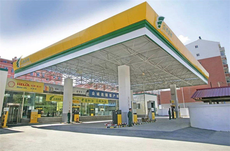 黄石加气站钢结构网架案例7